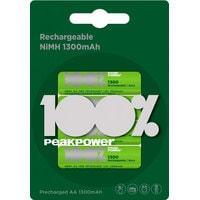 Аккумулятор PeakPower AA 1300 mAh 4 шт. PP130AAHC