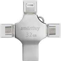 USB Flash SmartBuy MC15 Metal Quad 32GB SB032GBMC15 - фото 1 - id-p226117860