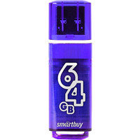 USB Flash SmartBuy Glossy Dark Blue 64GB [SB64GBGS-DB]