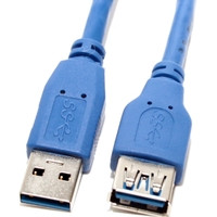 Кабель 5bites USB Type-A - USB Type-A UC3011-005F (0.5 м, синий) - фото 1 - id-p226116863
