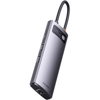 Док-станция Baseus Metal Gleam Series 7-in-1 Multifunctional Type-C HUB Docking Station Gray WKWG040113