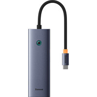 USB-хаб Baseus Flite Series 4-Port USB-C Hub B0005280A813-03 - фото 1 - id-p226122607