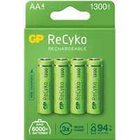 Аккумулятор GP ReCyko AA 1300mAh 4шт