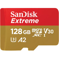 Карта памяти SanDisk Extreme SDSQXAA-128G-GN6MA microSDXC 128GB - фото 1 - id-p226119088