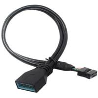 Кабель ExeGate USB 2.0 10 pin - 20 pin EX-CC-U3U2-0.3 - фото 1 - id-p226117038