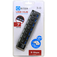 USB-хаб 5bites HB37-303PBK - фото 3 - id-p226119124