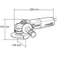 Угловая шлифмашина Makita 9565 CR - фото 3 - id-p226122759