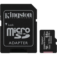 Карта памяти Kingston Canvas Select Plus microSDXC 64GB (с адаптером) - фото 1 - id-p226120921