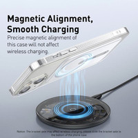 Чехол для телефона Baseus Magnetic Phone Case для iPhone 13 (прозрачный) - фото 4 - id-p226121178