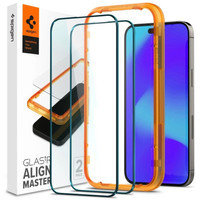 Защитное стекло Spigen Align Master Full Cover для iPhone 14 Pro Max AGL05204 (2 шт)