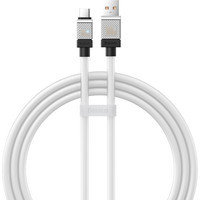 Кабель Baseus CoolPlay Series Fast Charging Data Cable 100W USB Type-A - USB Type-C (1 м, белый)