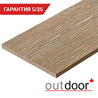 Доска ДПК Outdoor 130*9*3000 мм. полнотелая STORM дуб