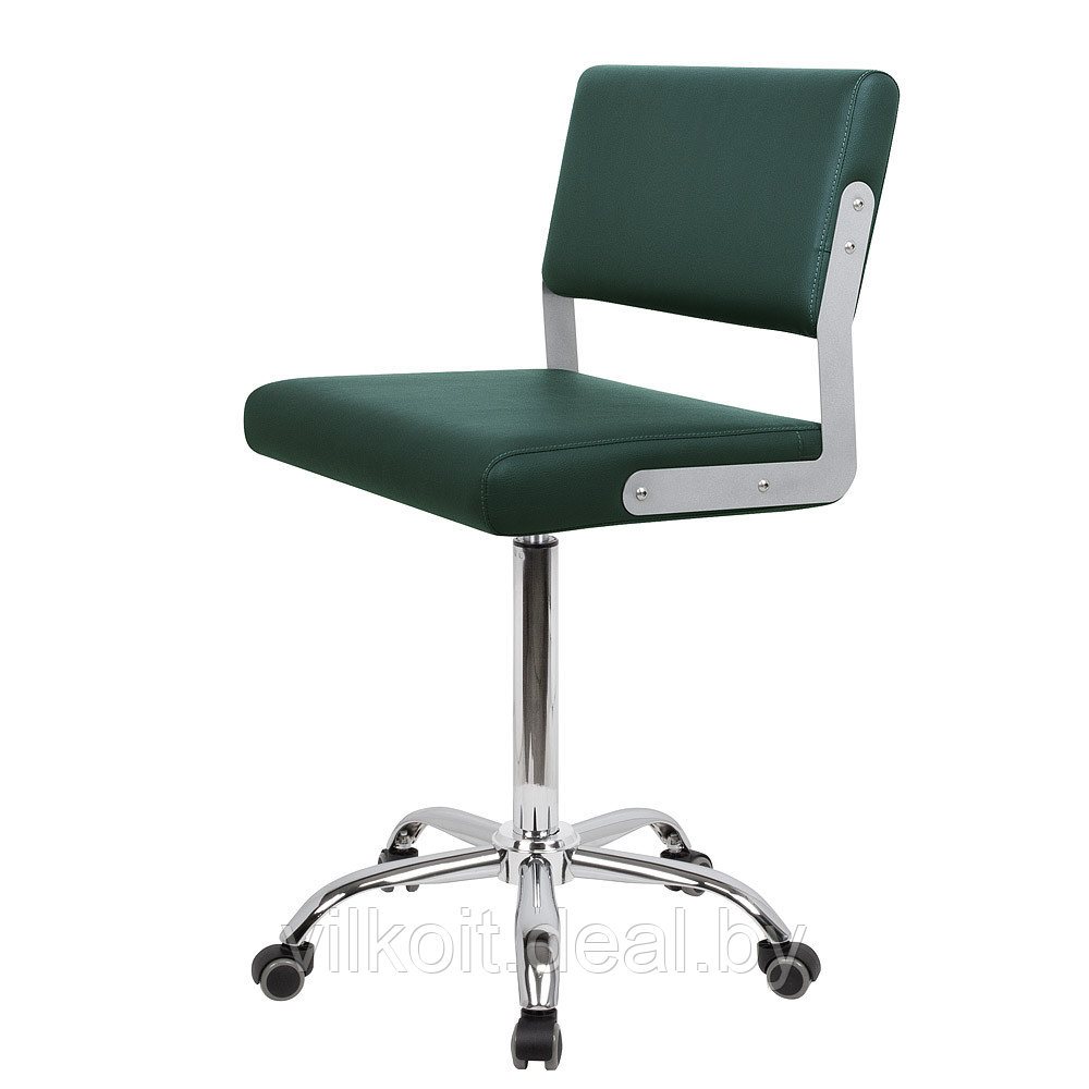 Венто стул для мастера парикмахера высокий, темно-зеленый. На заказ - фото 1 - id-p226123617