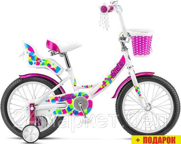 Детский велосипед Stels Echo 16 V020 2024 (белый/розовый), фото 2