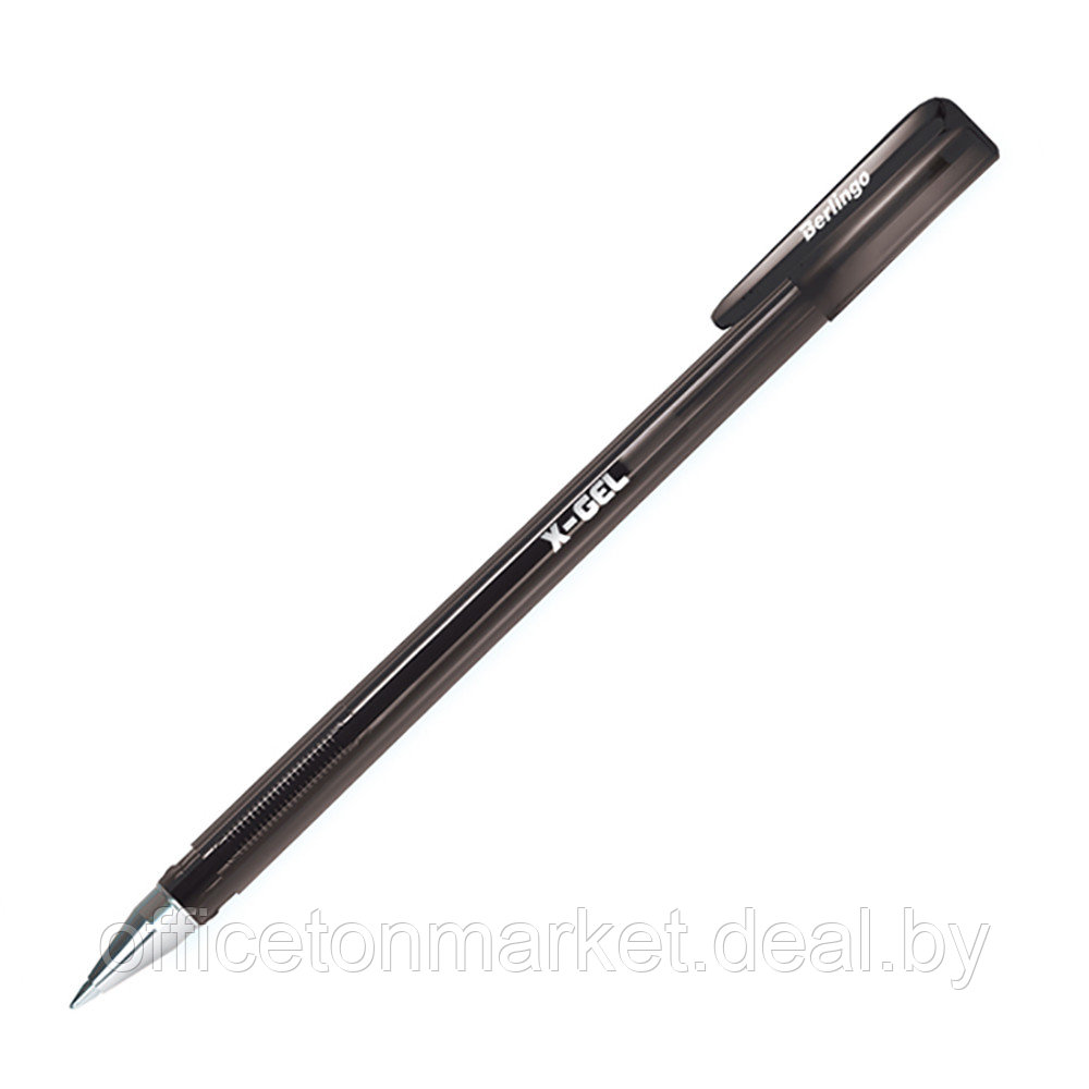 Ручка гелевая "X-Gel", 0,5 мм, черный, стерж. черный - фото 1 - id-p225825495