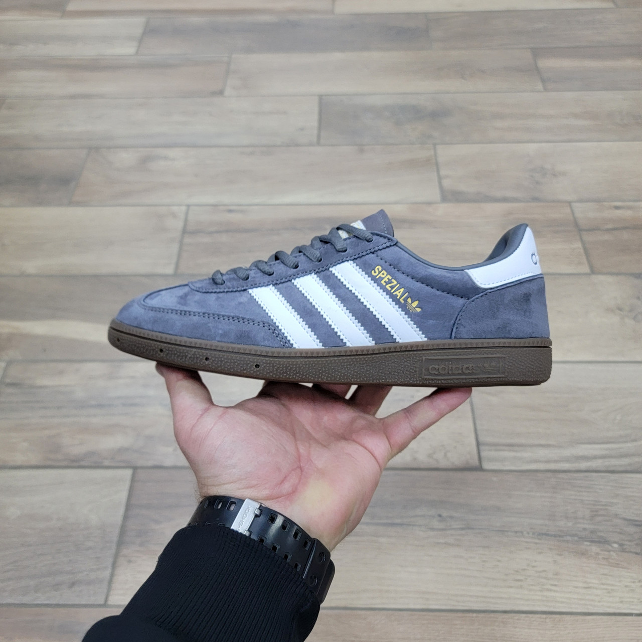 Кроссовки Adidas Spezial Gray White