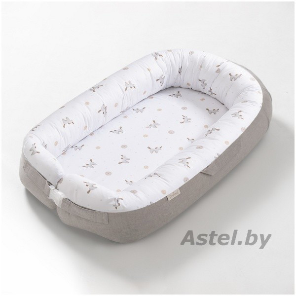 Гнездышко для новорожденного Perina Soft Cotton ГН-02.6 (Серый) - фото 1 - id-p222242869