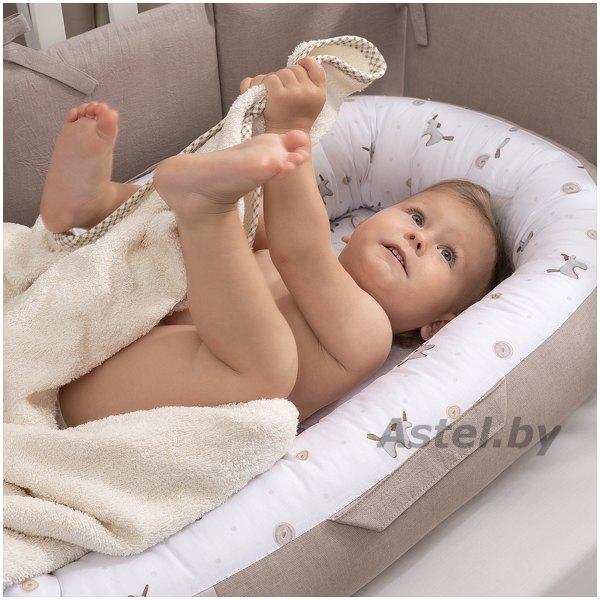 Гнездышко для новорожденного Perina Soft Cotton ГН-02.6 (Серый) - фото 3 - id-p222242869