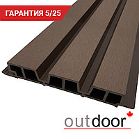 Панель универсальная ДПК Outdoor 3D 233.5*32*4000 мм. шлифованная мореный дуб