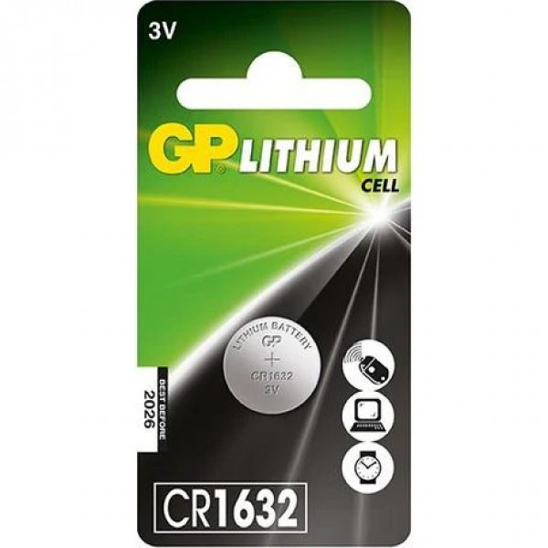 Батарейка GP Lithium CR1632 - фото 1 - id-p220579724