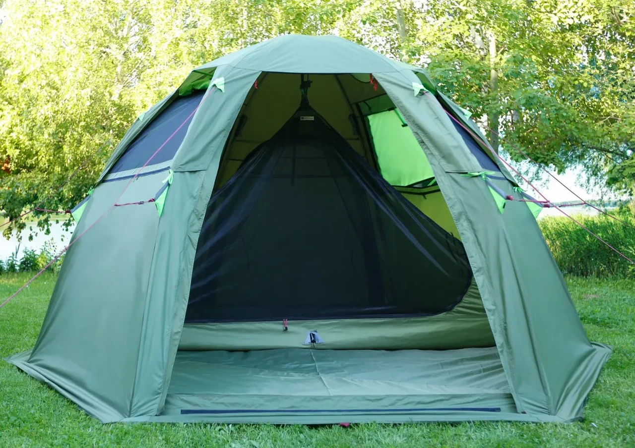 Комплект ЛОТОС 5 Мансарда М + Внутренняя палатка + Пол влагозащитный + Стойки - фото 9 - id-p196788994