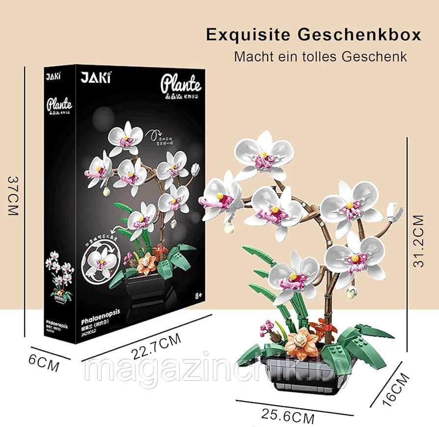 Конструктор Цветы Орхидеи в горшке JK 29012 аналог лего - фото 6 - id-p226125808