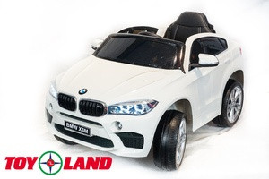 Детский автомобиль Toyland BMW X6M mini Белый