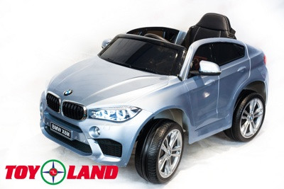 Детский автомобиль Toyland BMW X6M mini Серебро