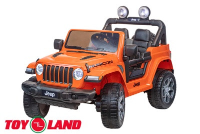 Детский автомобиль Toyland Jeep Rubicon DK-JWR555 Оранжевый - фото 1 - id-p226127200