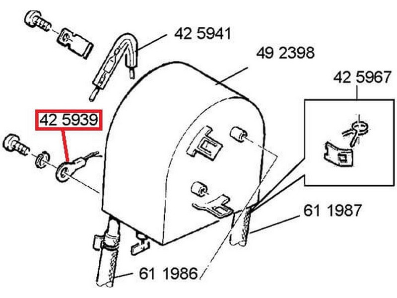 NTC датчик температуры для кофемашины Bosch, Siemens, Jura 00425938 - фото 4 - id-p196746419