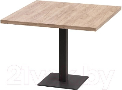 Обеденный стол Millwood Лофт Хельсинки 2 Л 100x100x75 (дуб табачный Craft/металл черный) - фото 1 - id-p226126948