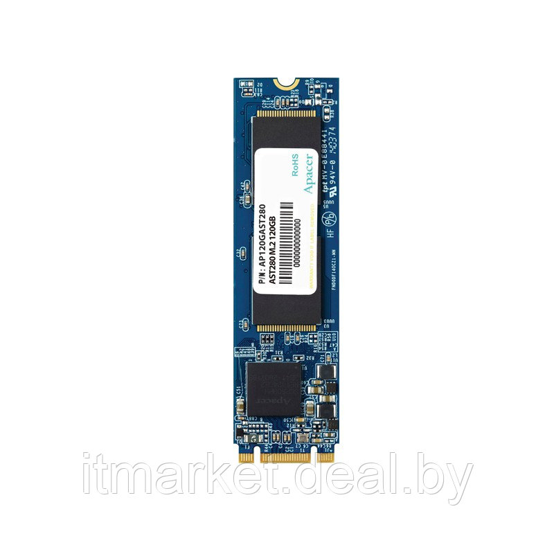 Жесткий диск SSD 120Gb Apacer AST280 (AP120GAST280-1) (SATA-6Gb/s, M.2, 500/470Mb/s) - фото 1 - id-p226125806