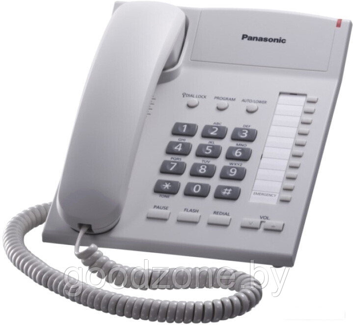 Проводной телефон Panasonic KX-TS2382UAW (белый) - фото 1 - id-p226128325