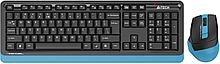 Офисный набор A4Tech Fstyler FG1035 (черный/синий)