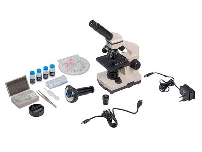 Микроскоп Микромед Эврика 40x-1280x с видеоокуляром в кейсе - фото 1 - id-p226128804