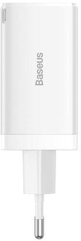 Сетевое зарядное Baseus GaN5 Pro Fast Charger 2C+U 65W (белый) - фото 1 - id-p226128522