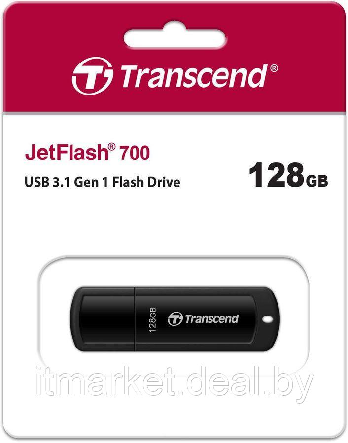 Usb flash disk 128Gb Transcend Jetflash 700 (TS128GJF700) - фото 4 - id-p226126166