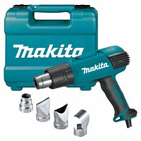 Термовоздуходувка HG6030K (1800Вт / 50-600° / 4 насадки), MAKITA HG6030K