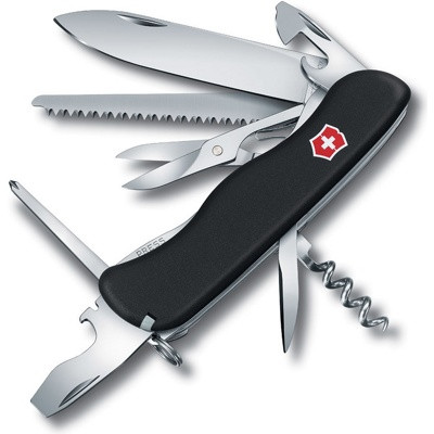 Нож перочинный Victorinox OUTRIDER (0.8513.3) 111мм 14функций черный - фото 1 - id-p226128856
