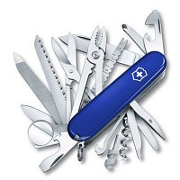 Нож перочинный Victorinox SwissChamp (1.6795.2R) 91мм 33функций синий карт.коробка