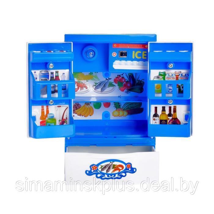 Игровой набор бытовой техники «Мой дом»: холодильник, миксер, термопот, блендер, цвета МИКС - фото 9 - id-p226129434