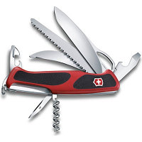 Нож перочинный Victorinox RangerGrip 57 Hunter (0.9583.MC) 130мм 13функций красный/черный карт.коробка