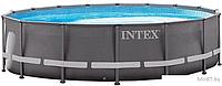 26330 Каркасный бассейн Intex ULTRA XTR FRAME 549х132см +фильтр-насос 7900 л.ч, лестница, тент, подложка