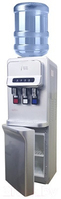 Кулер для воды Ecotronic V31-LCE со шкафчиком (серебристый) - фото 1 - id-p226128896