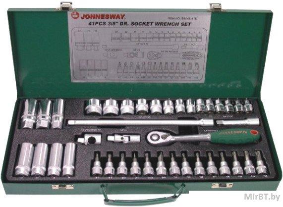 Jonnesway S04H3141S Набор головок торцевых 3/8"DR, 6-24 мм, 41 предмет