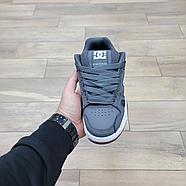 Кроссовки DC Stag Shoe Grey White, фото 3