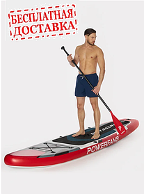 Сапборд SUP Board POWERFANS (320х84х15), арт. TA004-001 (красный)