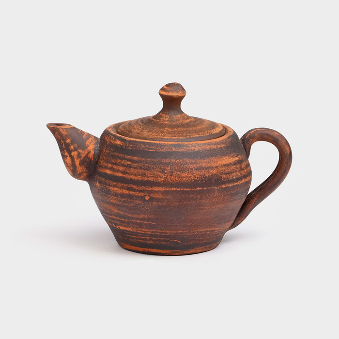 Чайник для заварки "Tea Time", гончарный, красная глина, 0.6 л - фото 2 - id-p226133184