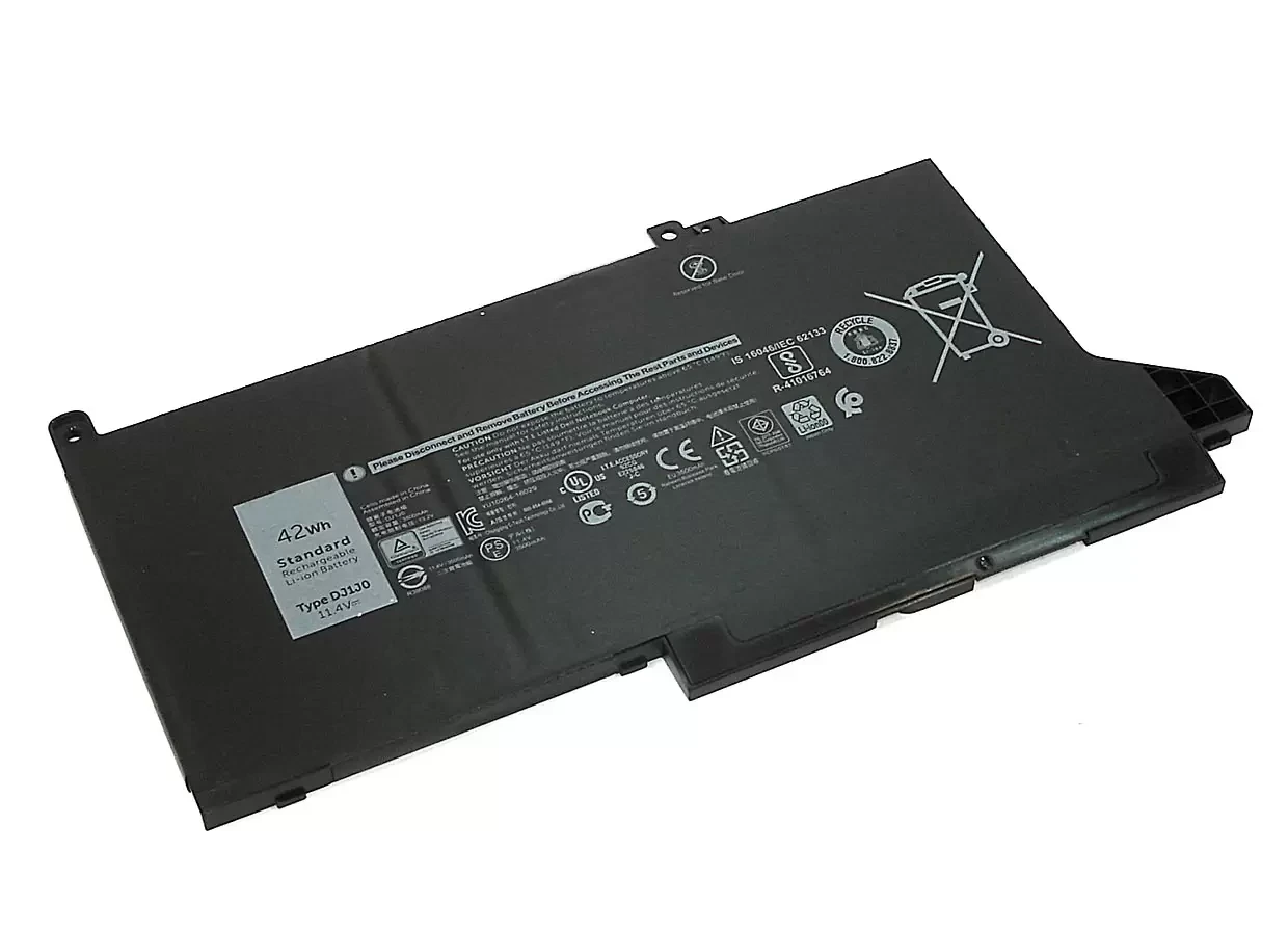 Аккумулятор (батарея) DJ1J0 для ноутбука Dell Latitude 7280, 7480 11.4В, 3685мАч - фото 1 - id-p226133591