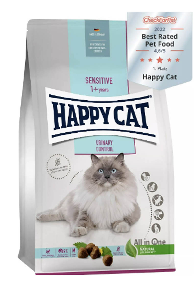Happy Cat Sensitive1+ Urinary Control, 1,3 кг - фото 1 - id-p226133691
